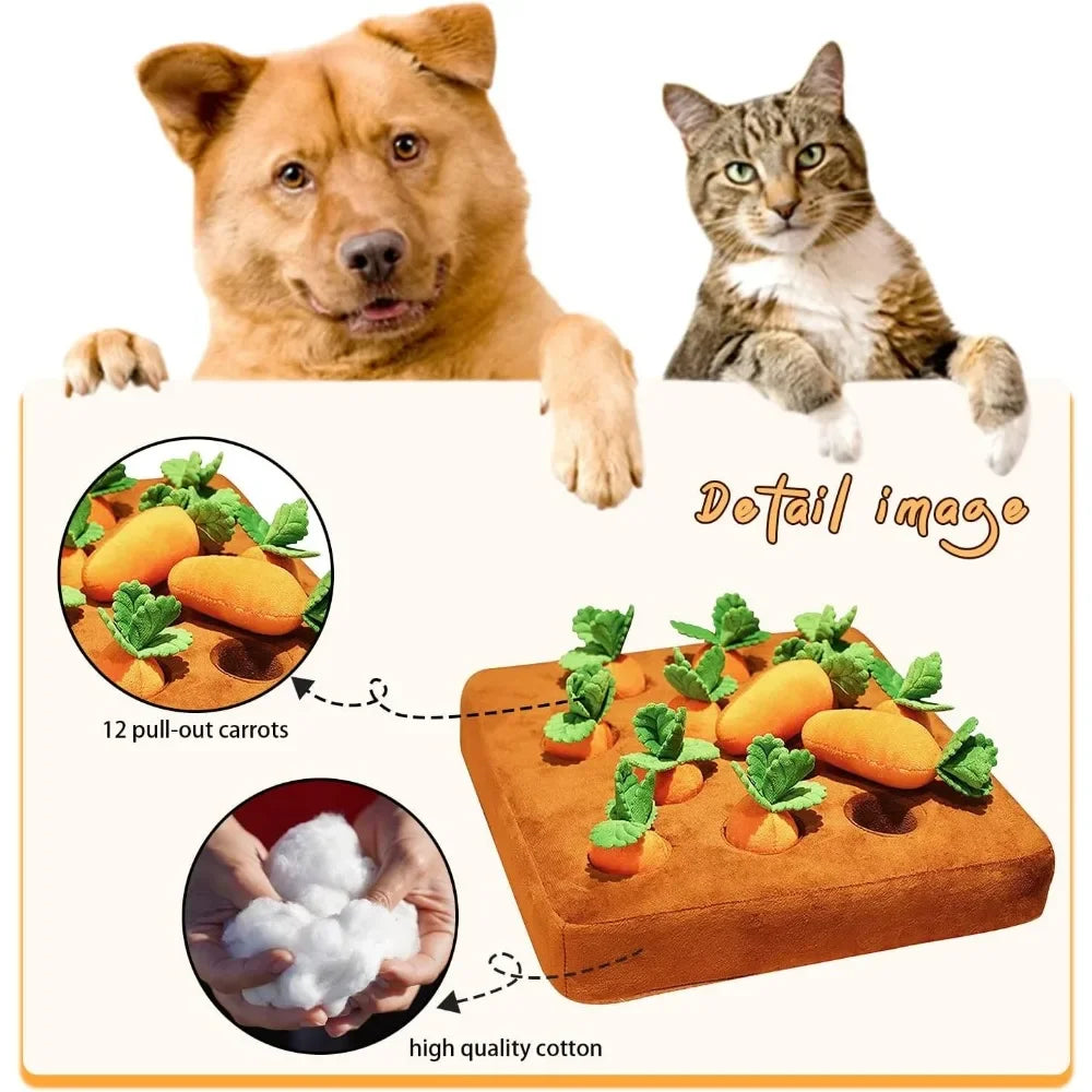 Carrot Snuffle Dogs Puzzle Toy