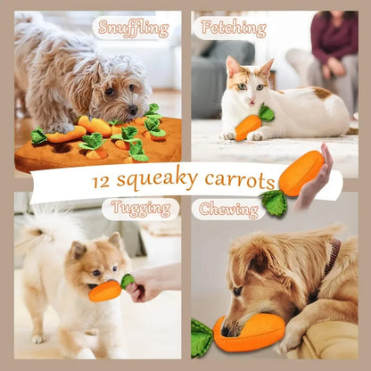 Carrot Snuffle Dogs Puzzle Toy